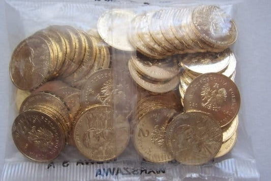 2 zł  worek 50 szt. 200-lecie urodzin Hipolita Cegielskiego 2013